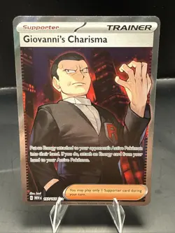 Pokemon Giovanni’s Charisma SR 197/165 151 A - Image 2
