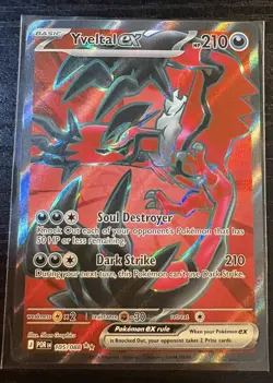 Yveltal ex 105/088 Full Art Ultra Rare Pokemon TCG: Perfect Order - Image 1