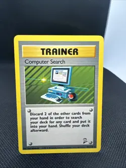 Computer Search 101/130 Base Set 2 Regular Pokemon TCG MP - Image 1