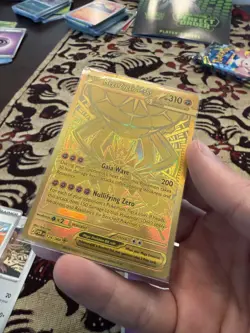 Pokemon Perfect Order Mega Zygarde Gold Hyper Rare + Gengar GameStop Promo - Image 2