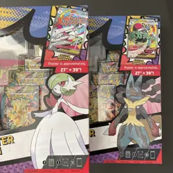 🔥 Pokemon Ascended Heroes Premium Poster Collection Set Lucario & Gardevoir 🔥 - Image 1