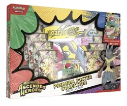 Pokemon TCG Ascended Heroes Mega Lucario Premium Poster Collection - Image 1