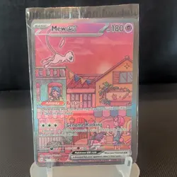 NIP SEALED Pokemon TCG Mew EX 053 Holo Black Star Promo Scarlet & Violet 151 - Image 1