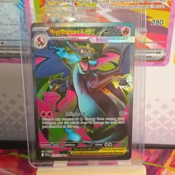 Pokemon Mega Charizard X ex 109/094 Phantasmal Flames Full Art Ultra Rare Holo … - Image 1