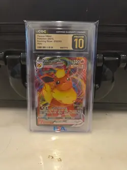 Pokemon Flareon VMAX 018/203 SWSH07 Evolving Skies Ultra Rare CGC Pristine 10 - Image 1