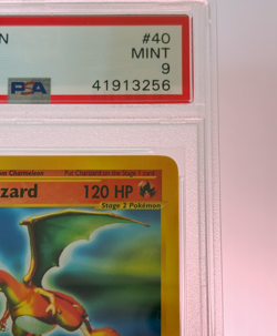 Charizard 40/165 - 2002 Pokemon Expedition PSA 9 Mint Non-Holo Vintage - Image 3