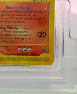 Charizard 40/165 - 2002 Pokemon Expedition PSA 9 Mint Non-Holo Vintage - Image 4
