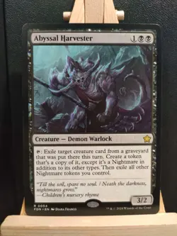Abyssal Harvester - Foundations - Rare - NM (see pics) MTG - Image 1
