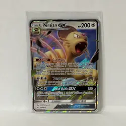 Pokemon TCG Persian GX 149/214 Sun & Moon Unbroken Bonds Ultra Rare - NM - Image 1