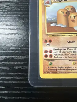 Dugtrio 23/130 Base Set 2 Rare WOTC Vintage Pokemon - Image 2