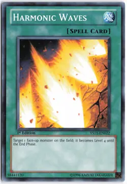 Yugioh - Harmonic Waves YS11-EN022 1st Edition - Starter Deck: Dawn of the Xyz - Image 1