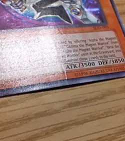 Valkyrion the Magna Warrior SDD-001 Prismatic Secret Rare Holo Card Yu-Gi-Oh - Image 5