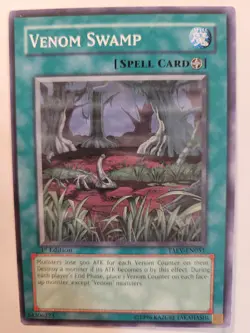 Venom Swamp TAEV-EN051 1st Edition Yugioh Common NM - Image 1