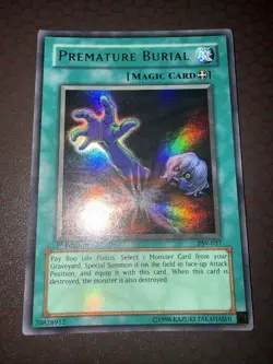 Yu-Gi-Oh! Premature Burial -PSV-037- Ultra Rare - 1st Edition MP! - Image 1