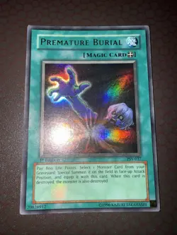 Yu-Gi-Oh! Premature Burial -PSV-037- Ultra Rare - 1st Edition MP! - Image 2