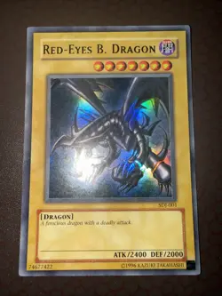 Yu-Gi-Oh! Red-Eyes B. Dragon- SDJ-001- Ultra Rare- Unlimited HP! - Image 2