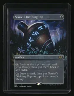 Double Masters 2022 Sensei's Divining Top (Borderless) Foil - Image 1