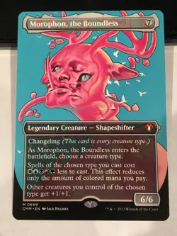 Morophon, the Boundless (Borderless) - Commander Masters (CMM) MTG: Near Mint - Image 1
