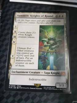 Summon: Knights of Round Regular Final Fantasy MT/NM Pack Fresh!! - Image 1