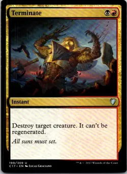 Terminate - 199 - Commander 2017 - Magic MTG - LP - Image 1