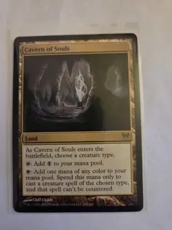 Avacyn Restored Cavern of Souls Land Rare Card Magic The Gathering LP Condition - Image 1