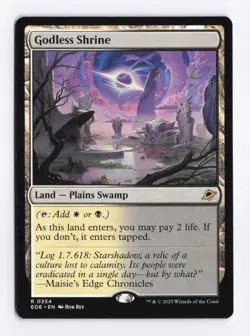 Godless Shrine 0254 (R) MTG Edge of Eternities (EOE) - Image 1