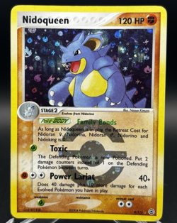 2004 Pokemon TCG Nidoqueen EX FireRed & LeafGreen 9/112 Reverse Holo Rare - Image 1