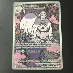 Pokemon TCG Houndstone 145/132 Illustration Rare – Mega Evolutions Set – NM - Image 1