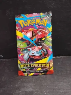 Pokemon Mega Evolution Booster Packs 1 Factory Sealed Pack - Image 1