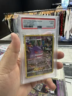 2022 Pokemon SWSH Lost Origin Gengar Trainer Gallery Full Art #TG06/TG30 PSA 9 - Image 1