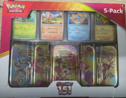 Pokemon TCG Scarlet & Violet 151 - Mini Tins - 5-Pack (Sealed) - Image 4