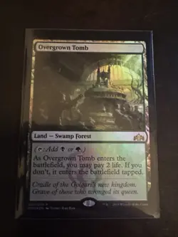 Magic: The Gathering Overgrown Tomb Ravnica Foil Card NM - Image 1