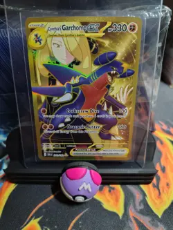 CYNTHIA'S GARCHOMP EX 241/182 HYPER RARE DESTINED RIVALS POKEMON NM - Image 1