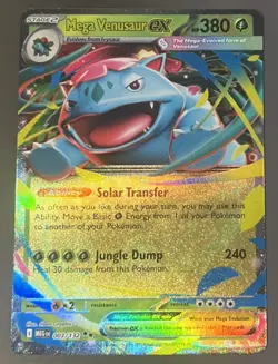 MEGA VENUSAUR EX - 003/132 - DOUBLE RARE - MEGA EVOLUTION - POKEMON - - NM - Image 1