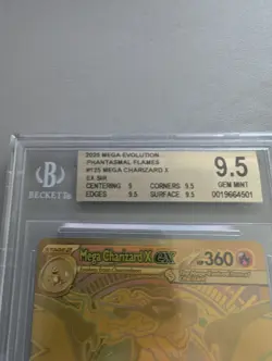 Pokemon Mega Charizard X EX MHR #130 (GOLD) BGS 9.5 (GEM MINT) - Image 5