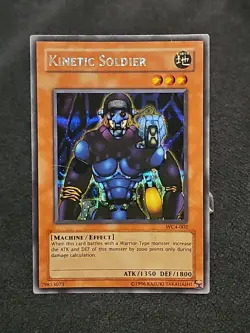 Yugioh Kinetic Soldier WC4-002 Prismatic Secret Rare Unlimited Near Mint💥 - Image 1