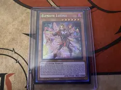 Yu-Gi-Oh TCG Elfnote Lucina 1st Edition Secret Rare BPRO-EN010 Near Mint - Image 1
