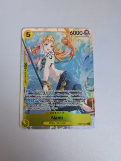 One Piece TCG - Nami ENGLISH EB03-053 HEROINES SR - Near Mint Pack Fresh - Image 1