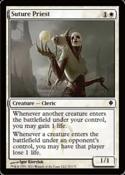 [1x] Suture Priest Near Mint, English New Phyrexia MTG Magic - Image 1