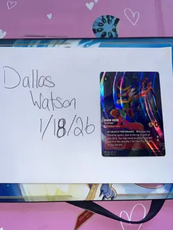 Disney Lorcana Robin Hood Sharpshooter Enchanted Shimmering Skies 215/204 SSP - Image 2