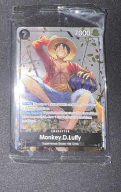 SEALED Monkey.D.Luffy P-075 Tin Pack Set Vol. 2 Promo card One Piece Card Game - Image 1