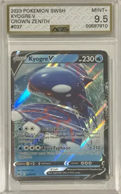Pokemon 9.5 Graded Card Lot Charizard V, Light Toxtricity, Kyogre V, Houndoom EX - Image 3