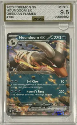 Pokemon 9.5 Graded Card Lot Charizard V, Light Toxtricity, Kyogre V, Houndoom EX - Image 4