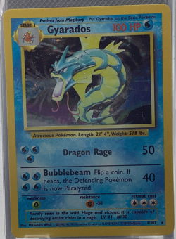 RETIRED Pokemon Card – 1999 Holo Gyarados #6/102 – NM – WOTC Base Set - Image 2