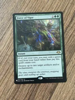 MTG Force Of Vigor Magic The Gathering LP Card MOM 164/254 - Image 1