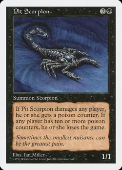 Pit Scorpion - Legends (LEG) - MTG Rare English Non Foil - Image 1