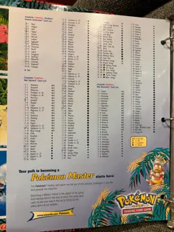 Pokemon Southern Islands COMPLETE SET Binder and all 18 Cards in GREAT condition - Image 5