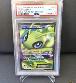 PSA 10 Celebi EX 1st Edition 060/059 Cold Flare Pokemon Card Japanese - Image 1
