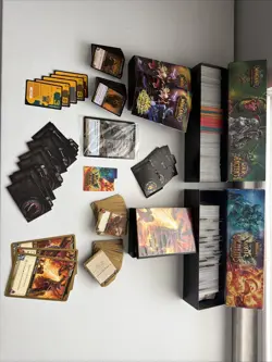 World Of Warcraft Card Lot; Raid Decks;War Of Ancients;War Of Elements;WOW - Image 1