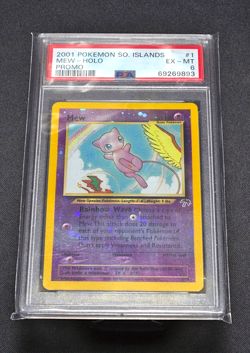 Southern Islands Mew Reverse Holo PSA6 EX-MT Pokemon card - Image 2